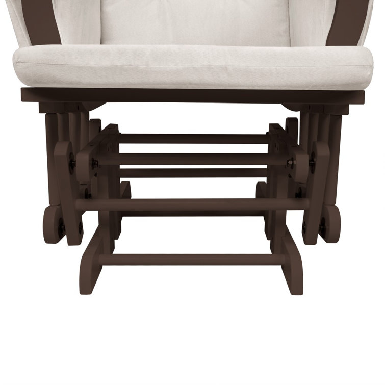 Winston Porter Parkhur Rocking Chair Nursery Glider with Ottoman